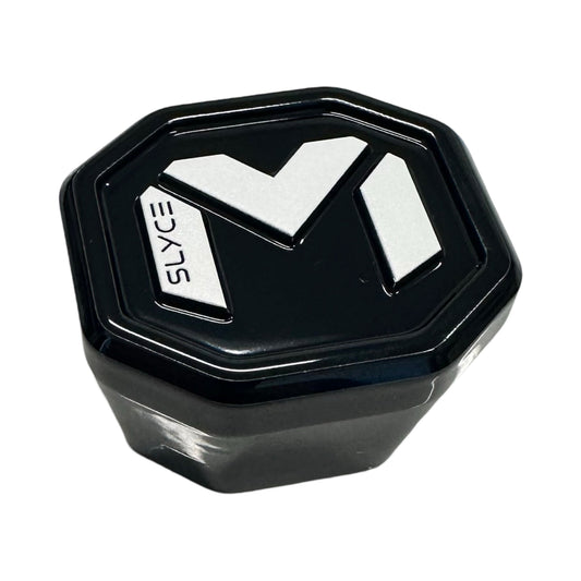 Paddle performance enhancer SpeedCap with black case and white/black textured pads, SLYC