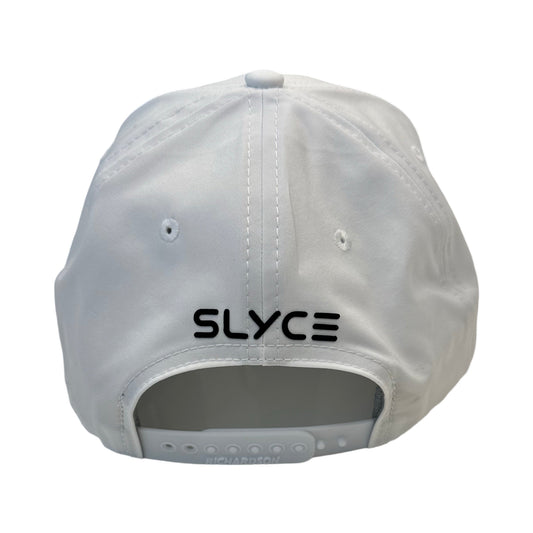 Light gray baseball cap with SLXCE logo on back