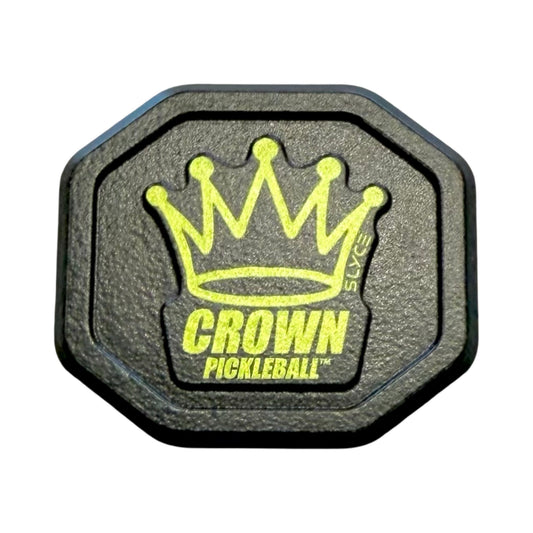 Octagon Crown Pickleball grip pad with lime crown logo and textured surface