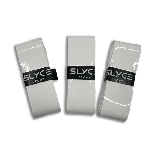 White over-wraps set of three elastic rolls with SLYC SPORT labels