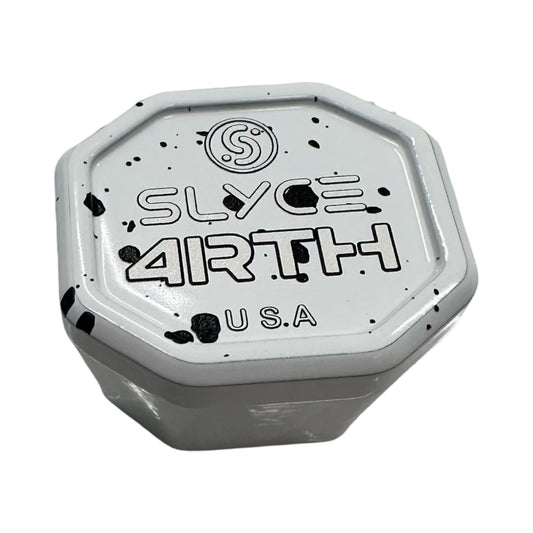 Octagonal enhancer cap with SLyCE 4RTH! and USA marking in white and gray
