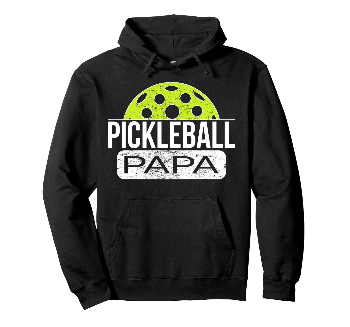 Pickleball Papa Game Day Player Tournament Hoodie - Novelty Apparel Unisex