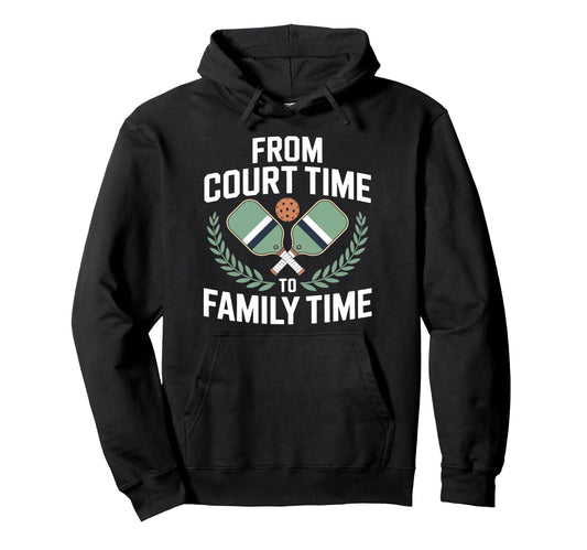 Pickleball Dad Papa Paddle Sport Coach Hoodie - Novelty Apparel Men Women