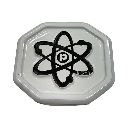 SpeedCap paddle enhancer in octagonal white case with black SLYCE logo