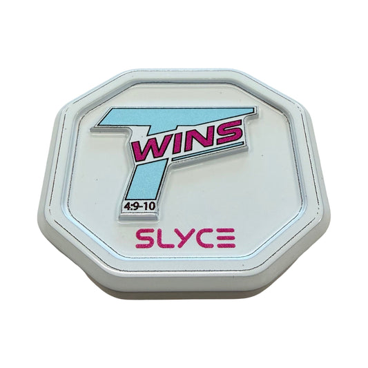 Wins SLYCE SpeedCap paddle enhancer container, light blue and white