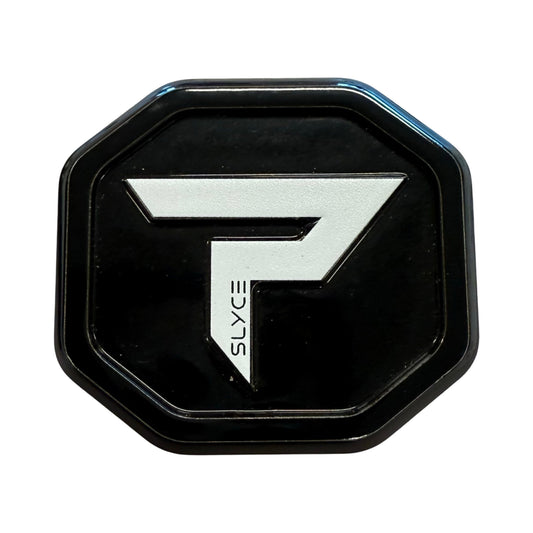 PaddleTek SpeedCap black octagonal cap with SLYNC logo detail
