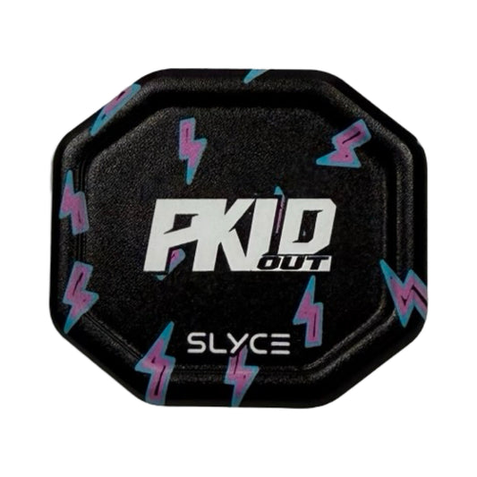 Black PKLDOUT SpeedCap enhancer with PKLDOUT logo and blue/purple lightning icons