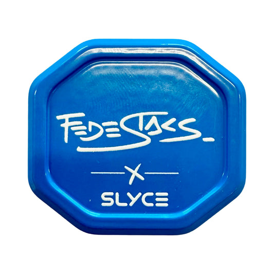 Federico Staksrud SpeedCap blue octagonal pickleball paddle enhancer case