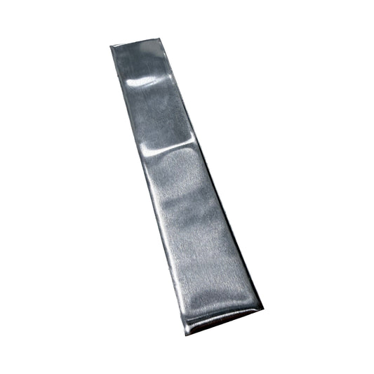 Pickleball paddle anti-vibration grip tape, silver metallic strip