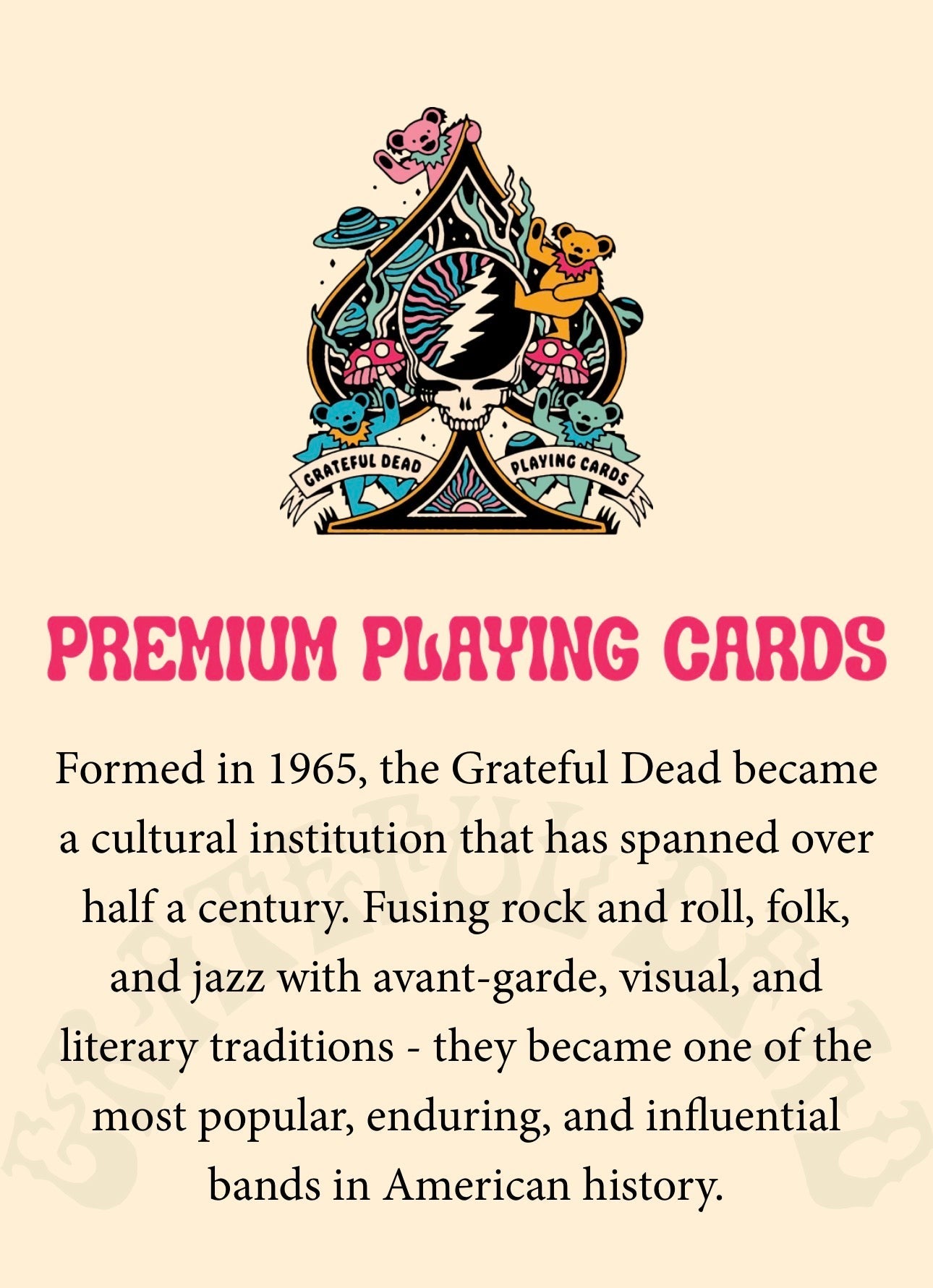 Grateful Dead Drops - Stealie Pickleball Paddle Cover & Playing Card Collectors Edition
