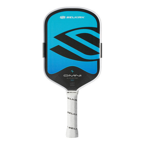 Selkirk OMNI Hydro 16mm pickleball paddle, elongated teal and black face